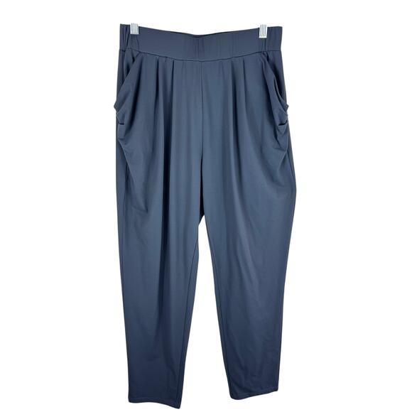 Sevego Gray Soft Harem Stretchy Jogger Lounge Pants Slouchy Pockets Size XL - Picture 2 of 6